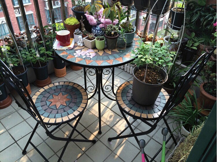 Bộ bàn ghế Terrace phù hợp với sân vườn ban công